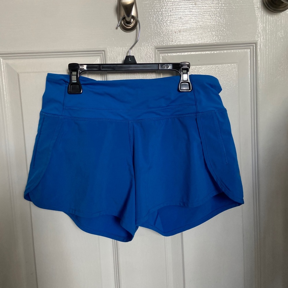 Lululemon Speed Up Shorts (Almafi Blue)